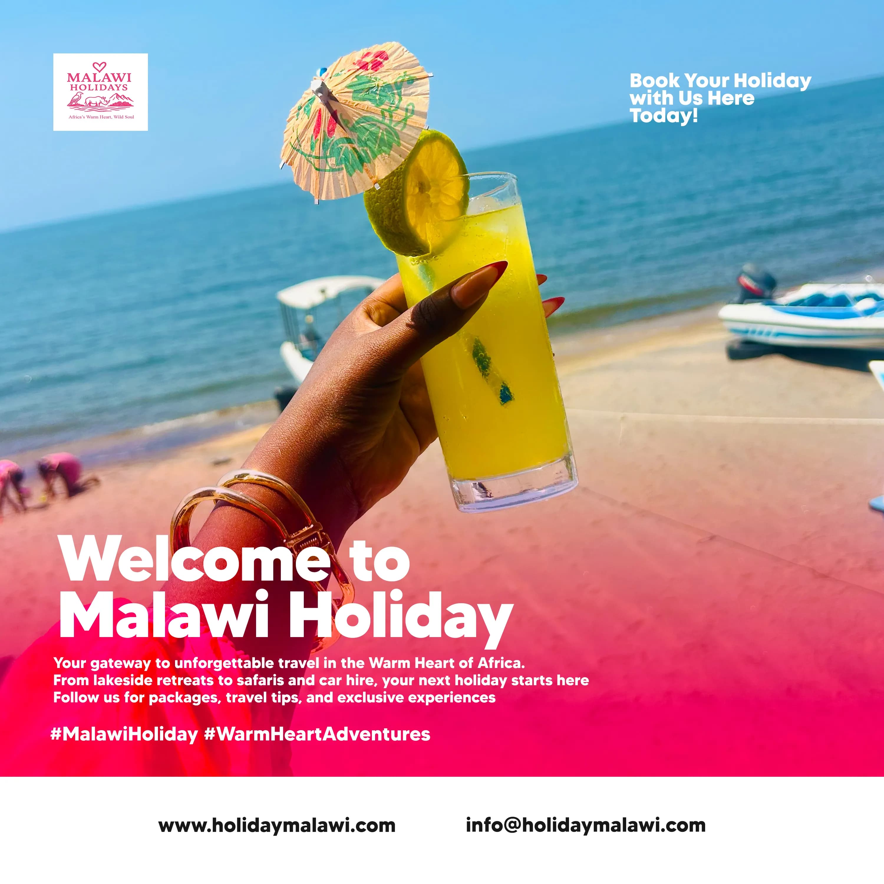 Malawi Holidays Instagram post: Welcome to Malawi Holiday